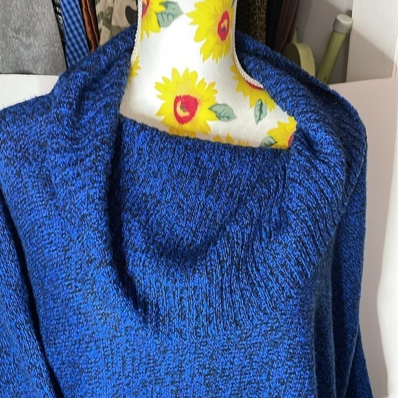 Studio Works ~ Cowl Neck Sweater Batwing with Frilly Hemline - Picture 2 of 8